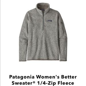Patagonia Women’s better sweater 1/4 zip pullover